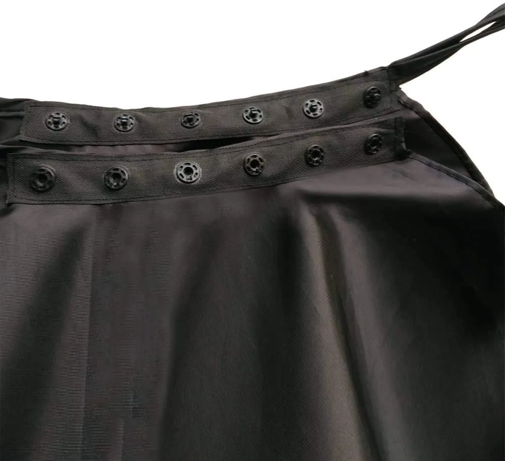2 Pack Nylon Waterproof Barber Styling Cape - Professional Salon Cape for Men, Unisex Black Hair Cutting Cape with Snap Closure, 59 47 inches Hairdresser Cape for Hair Cutting/Coloring/Perming