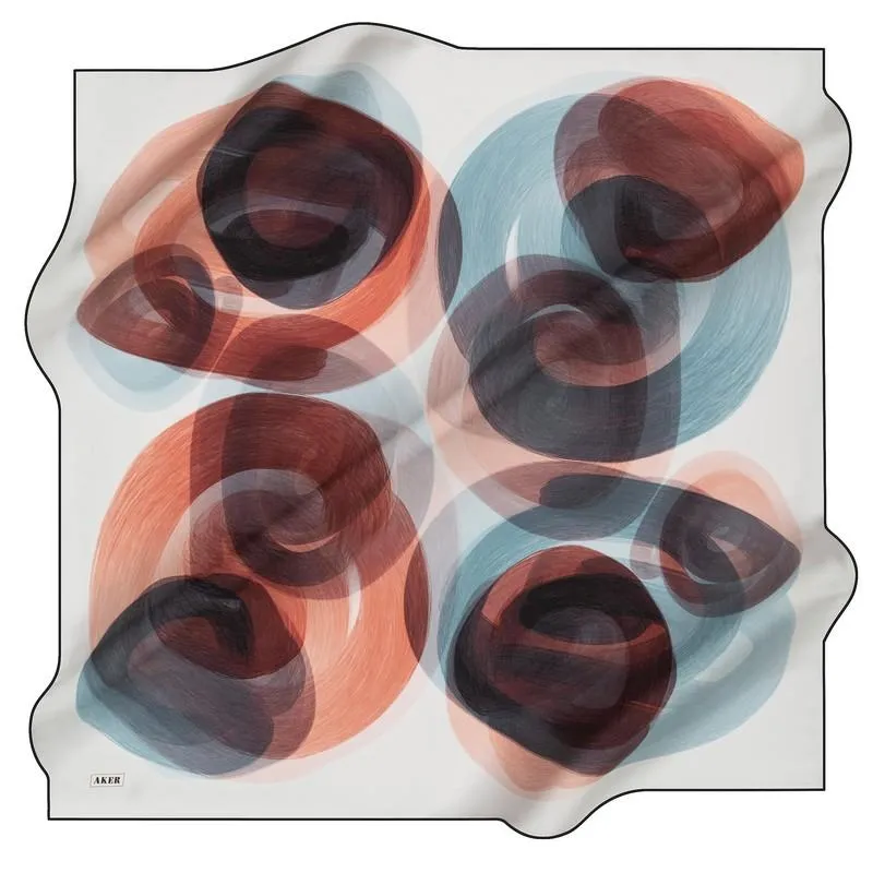 Aker Wanita Turkish Silk Scarf No. 14