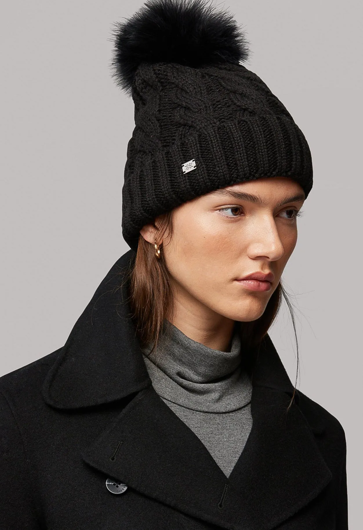Amalie Cable Knit Hat