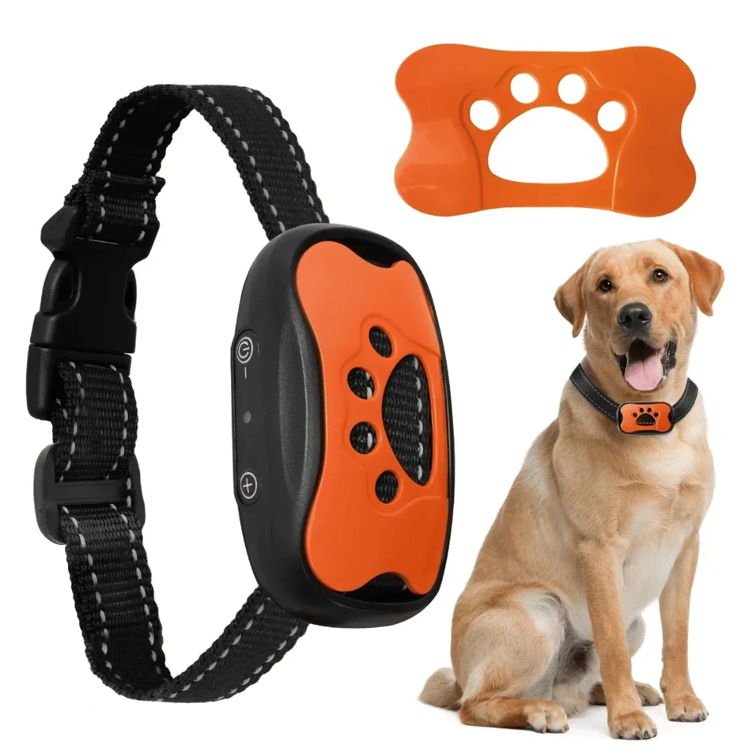 Anti-Bark Collar | No Shock Sound & Vibration Dog Training Device