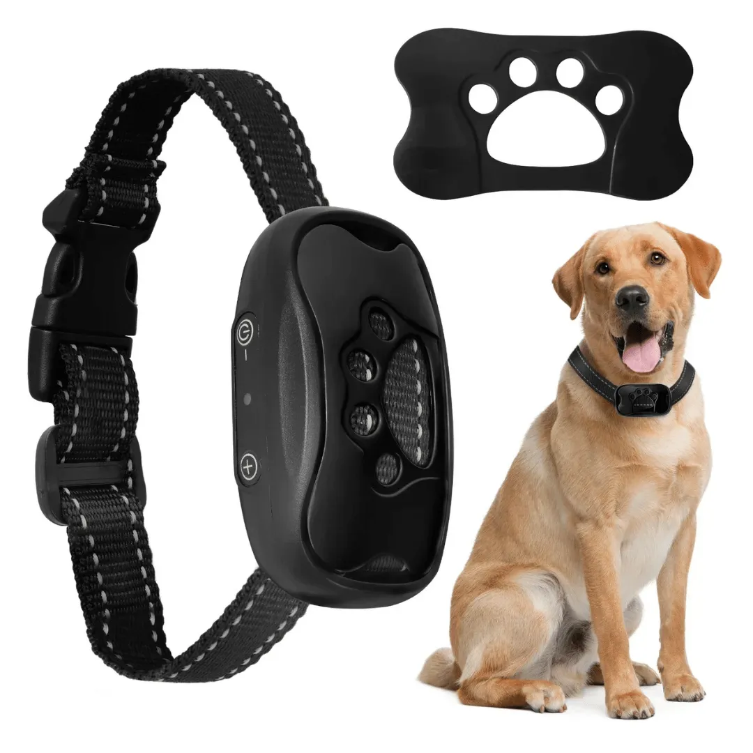 Anti-Bark Collar | No Shock Sound & Vibration Dog Training Device