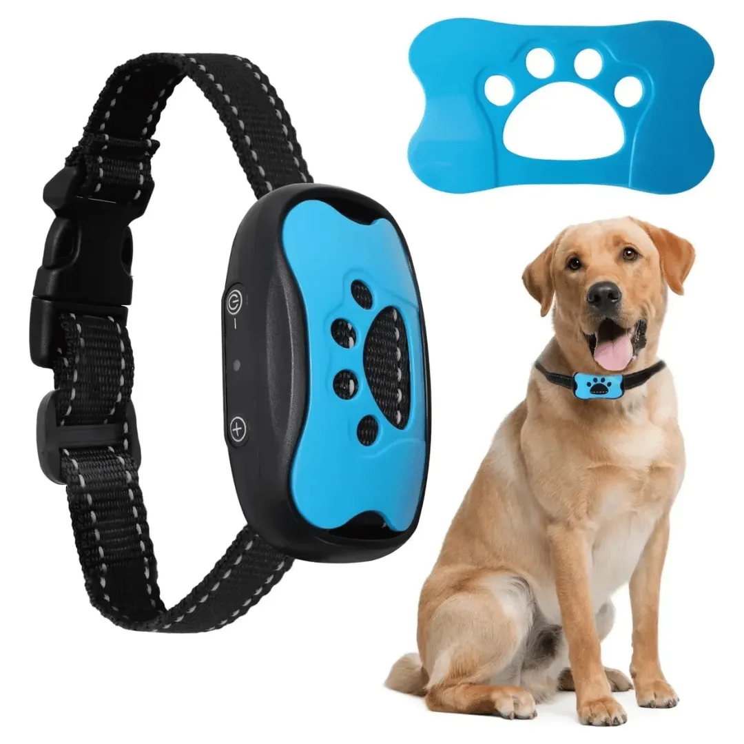 Anti-Bark Collar | No Shock Sound & Vibration Dog Training Device