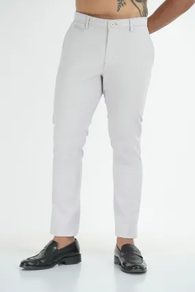 Ashton Twill Chinos - Light grey