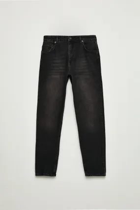 Azurha Men's denim black pants