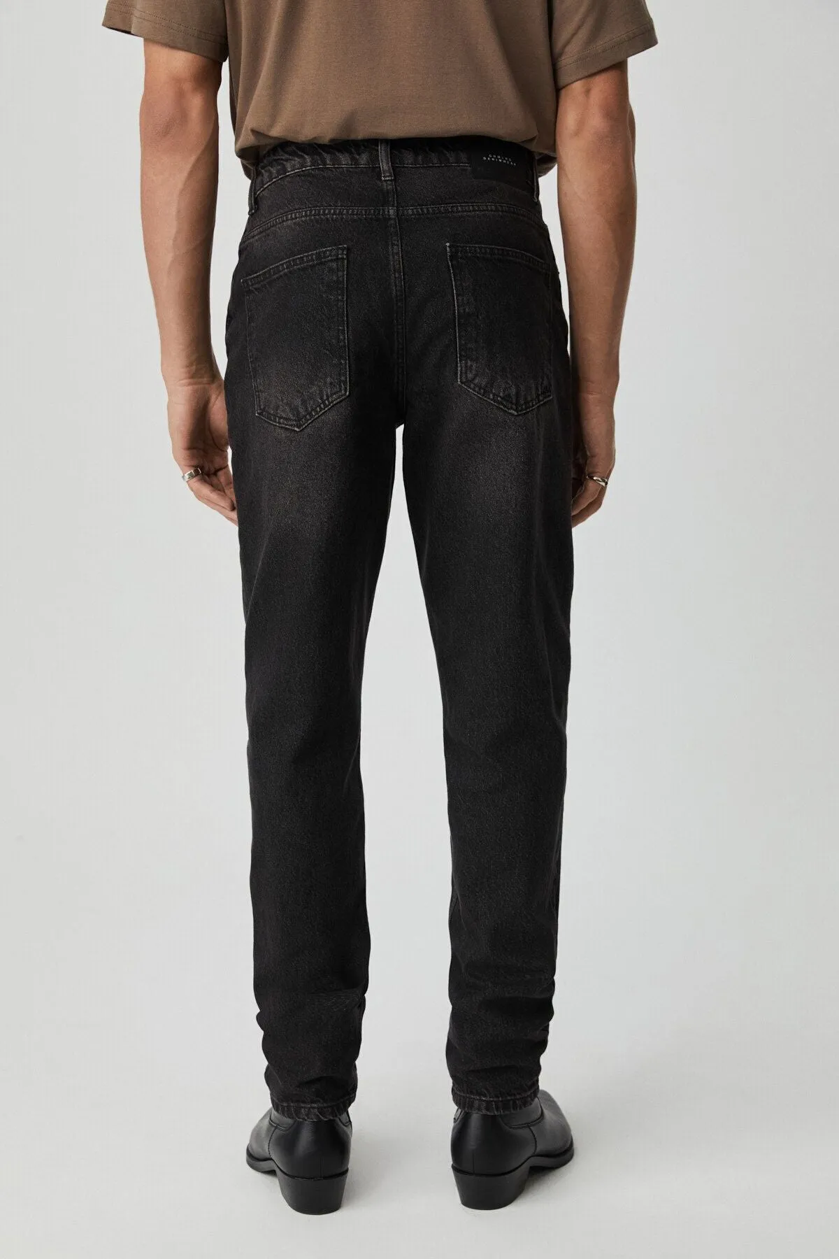 Azurha Men's denim black pants