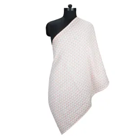 Bacati - Olivia Triangles Coral Muslin Nursing Scarf