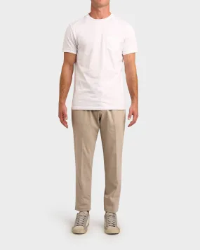 Beige New Barcelona Cotton Twill Chinos