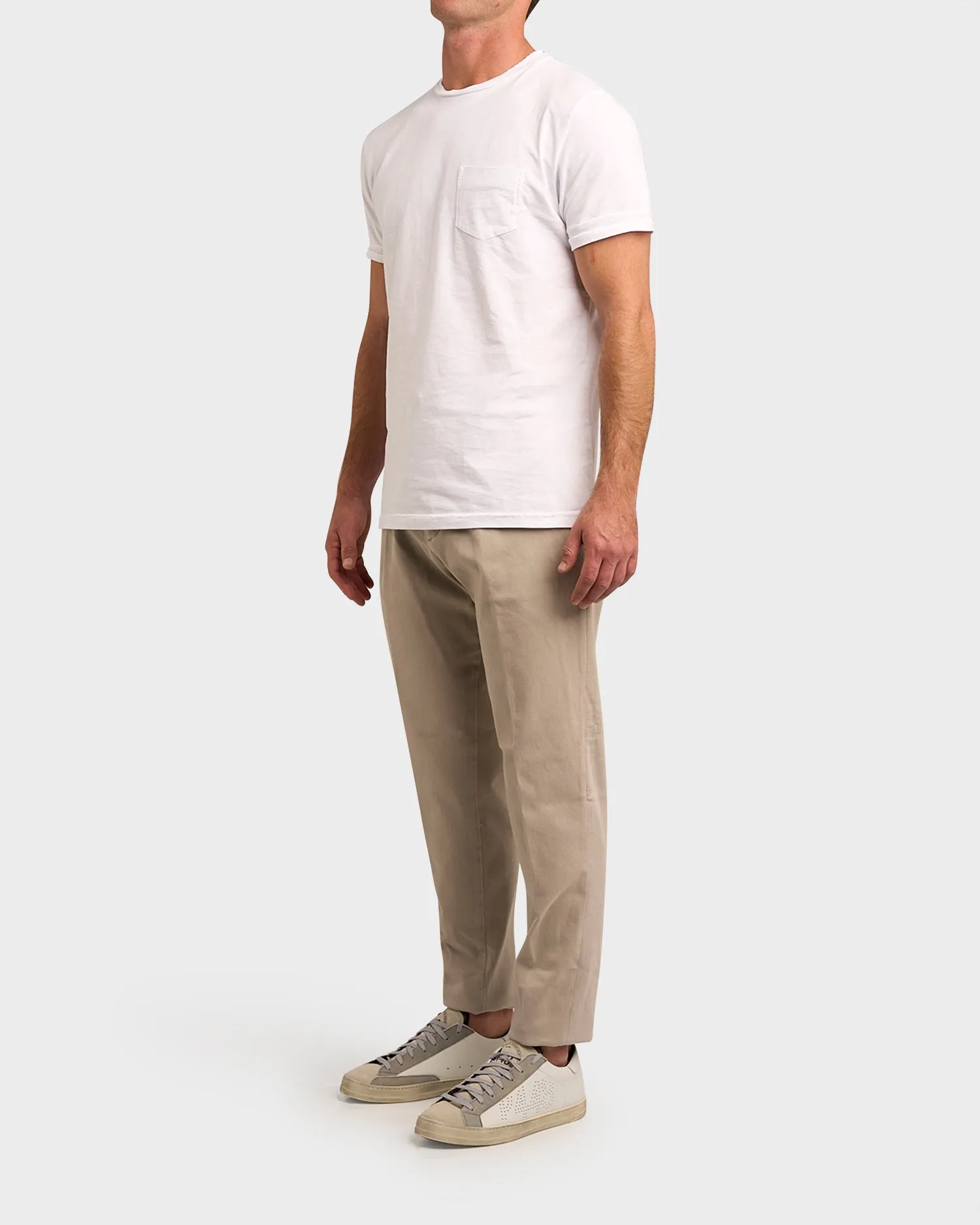 Beige New Barcelona Cotton Twill Chinos
