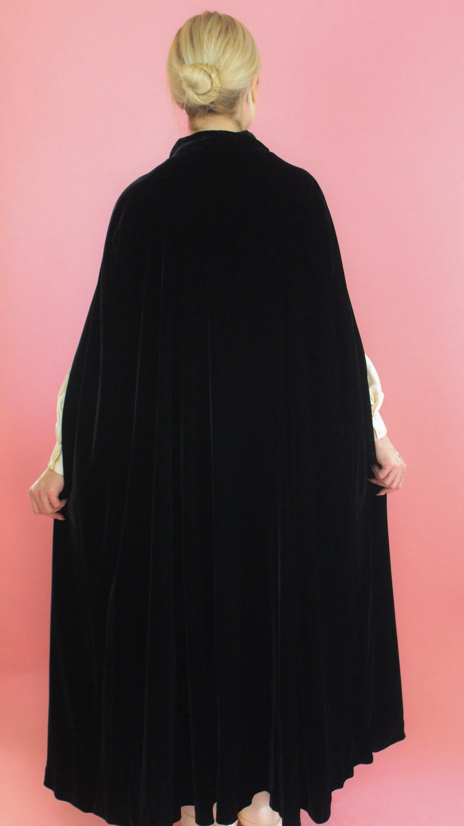 Black Velvet Cape