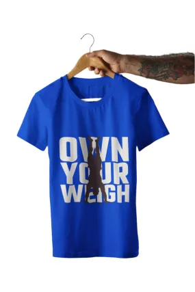 Blue Fitness Plus-size T-Shirt