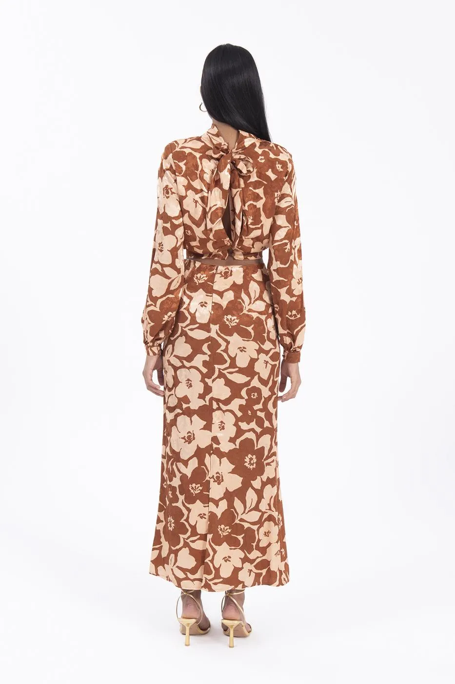 BSL Women Patterned tight midi skirt - Freiburg im Breisgau
