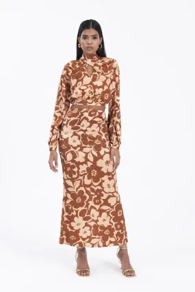 BSL Women Patterned tight midi skirt - Freiburg im Breisgau