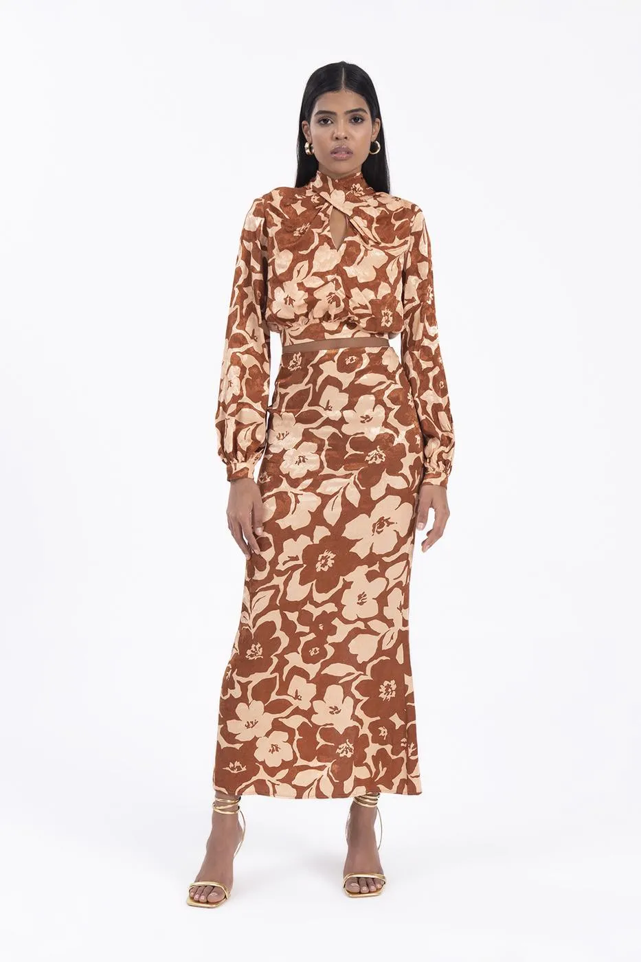 BSL Women Patterned tight midi skirt - Freiburg im Breisgau