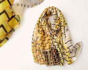 Classic Floral Soft Voile Scarf Style 35