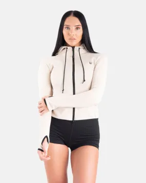 CrossFleece Windbreaker WOMEN - Ivory