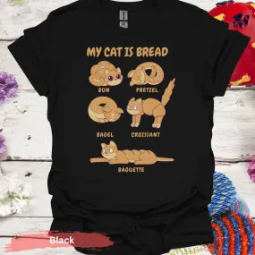 Cute Cat Bread T-shirt