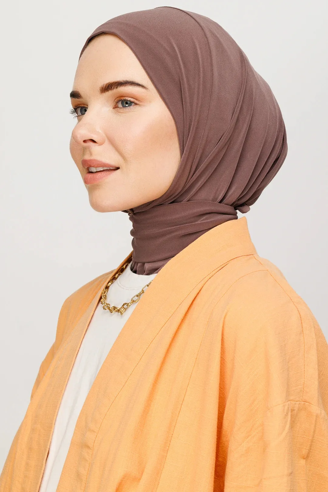 Dark Mink Athletic Hijab