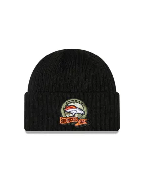 Denver Broncos New Era Salute To Service 2022 Sport Cuffed Knit Hat