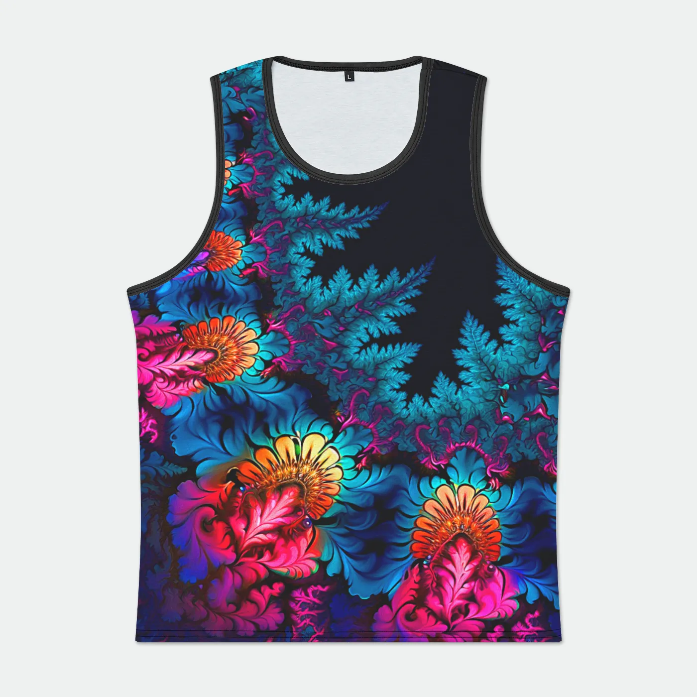 ElectrOrganic Mens Binded Tank Top