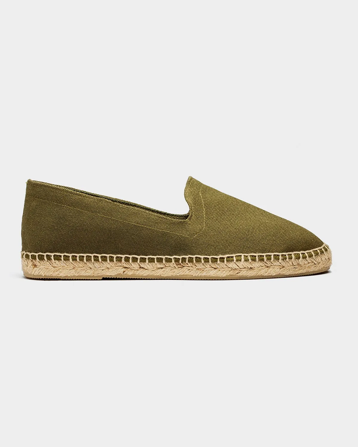 Espadrilles Green Canvas