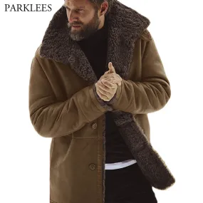 Fleece Winter Coat Jacket Men 2020 Brand New Mens Plus Velvet Hommes