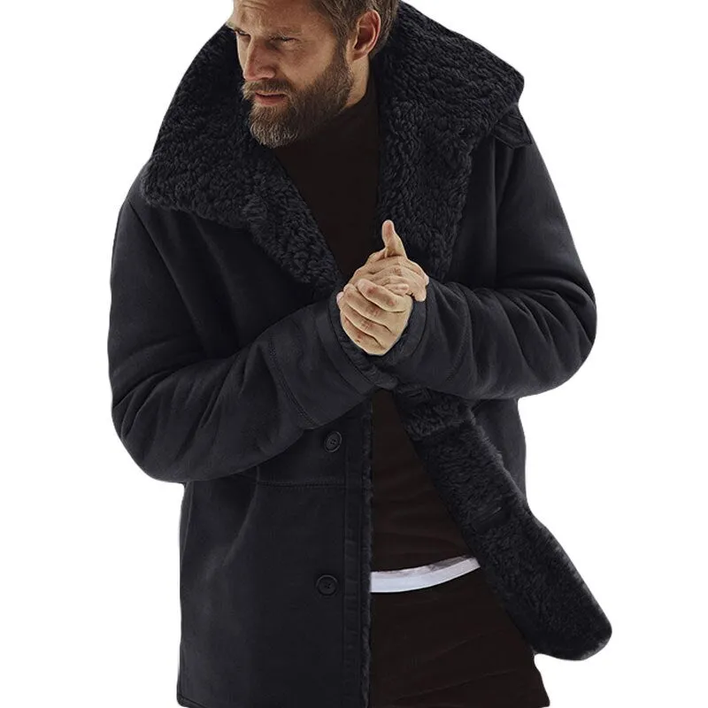 Fleece Winter Coat Jacket Men 2020 Brand New Mens Plus Velvet Hommes