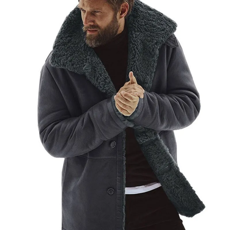 Fleece Winter Coat Jacket Men 2020 Brand New Mens Plus Velvet Hommes