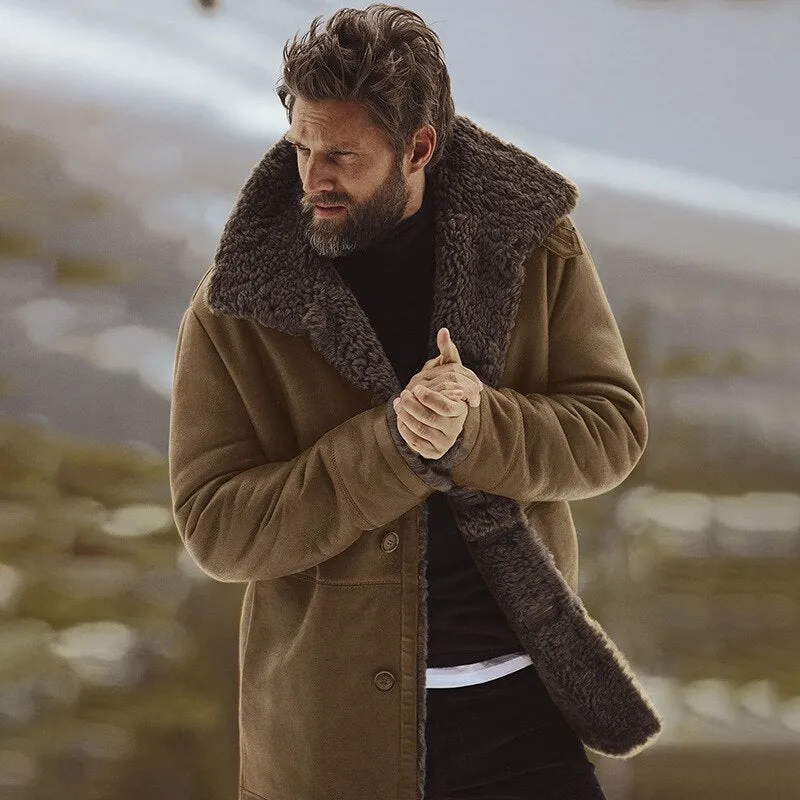 Fleece Winter Coat Jacket Men 2020 Brand New Mens Plus Velvet Hommes