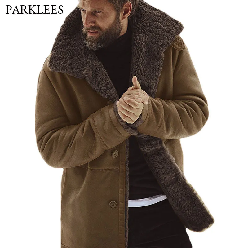 Fleece Winter Coat Jacket Men 2020 Brand New Mens Plus Velvet Hommes