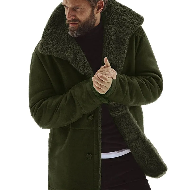 Fleece Winter Coat Jacket Men 2020 Brand New Mens Plus Velvet Hommes