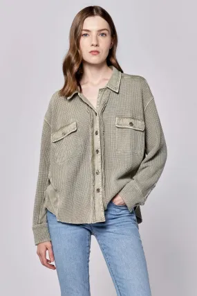 Foster Thermal Shirt Jacket - Vetiver