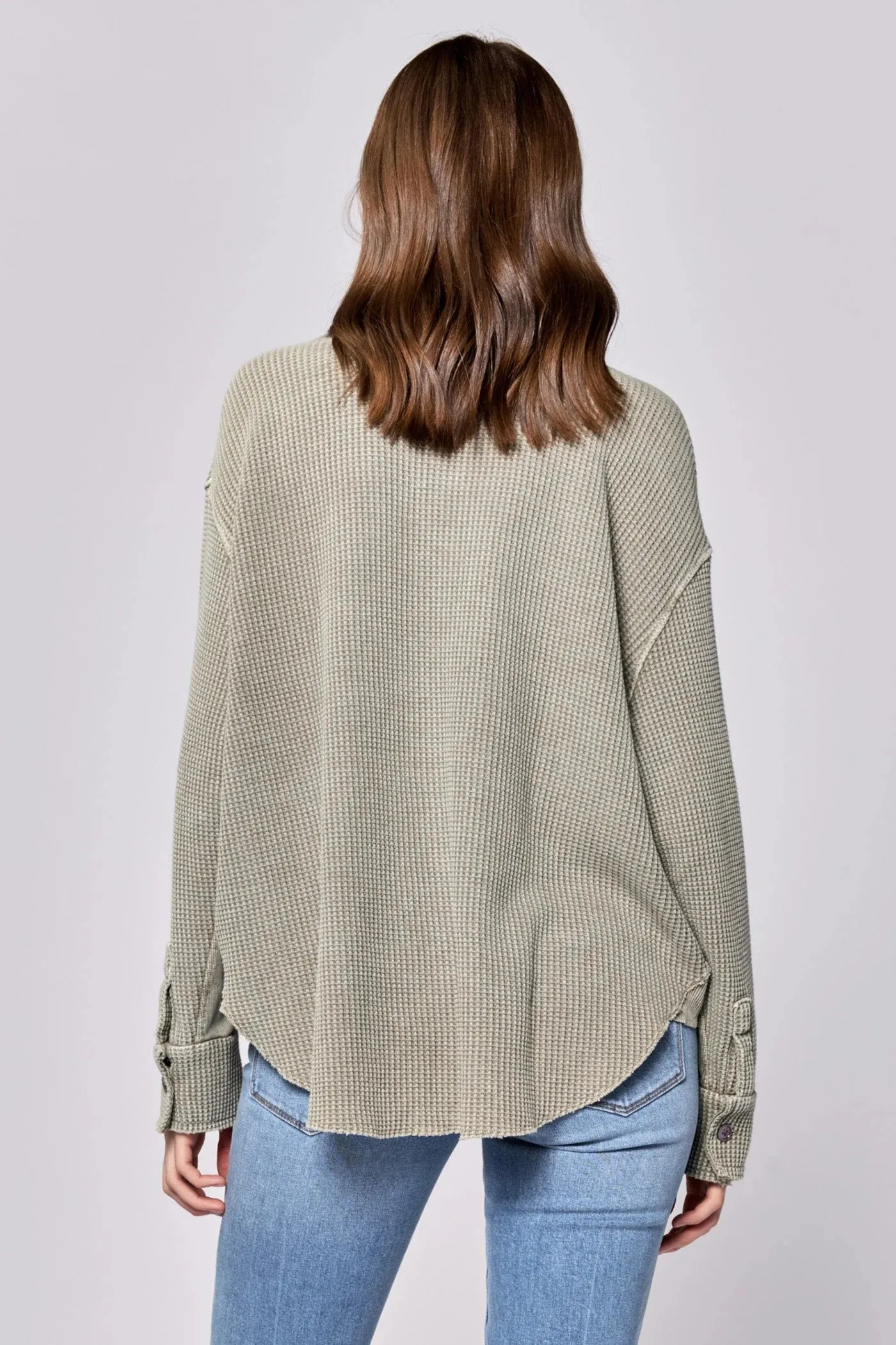 Foster Thermal Shirt Jacket - Vetiver