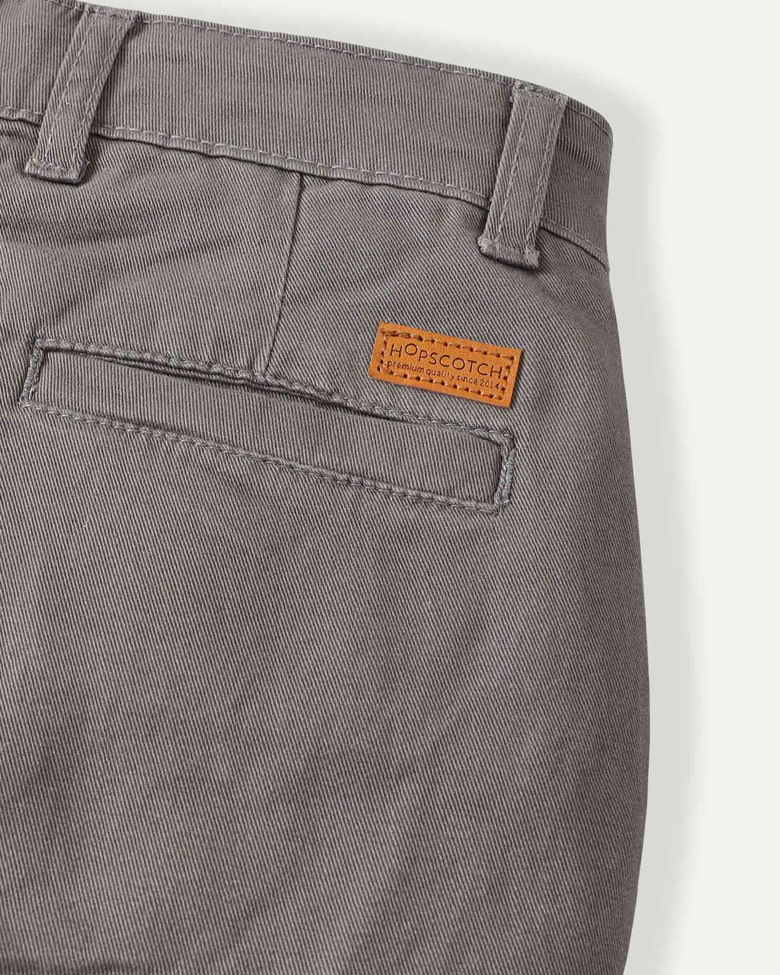 Grey Twill Chinos