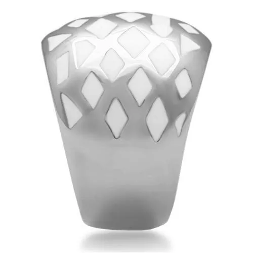 High polished (no plating) Stainless Steel Ring with No Stone for Women Style TK216