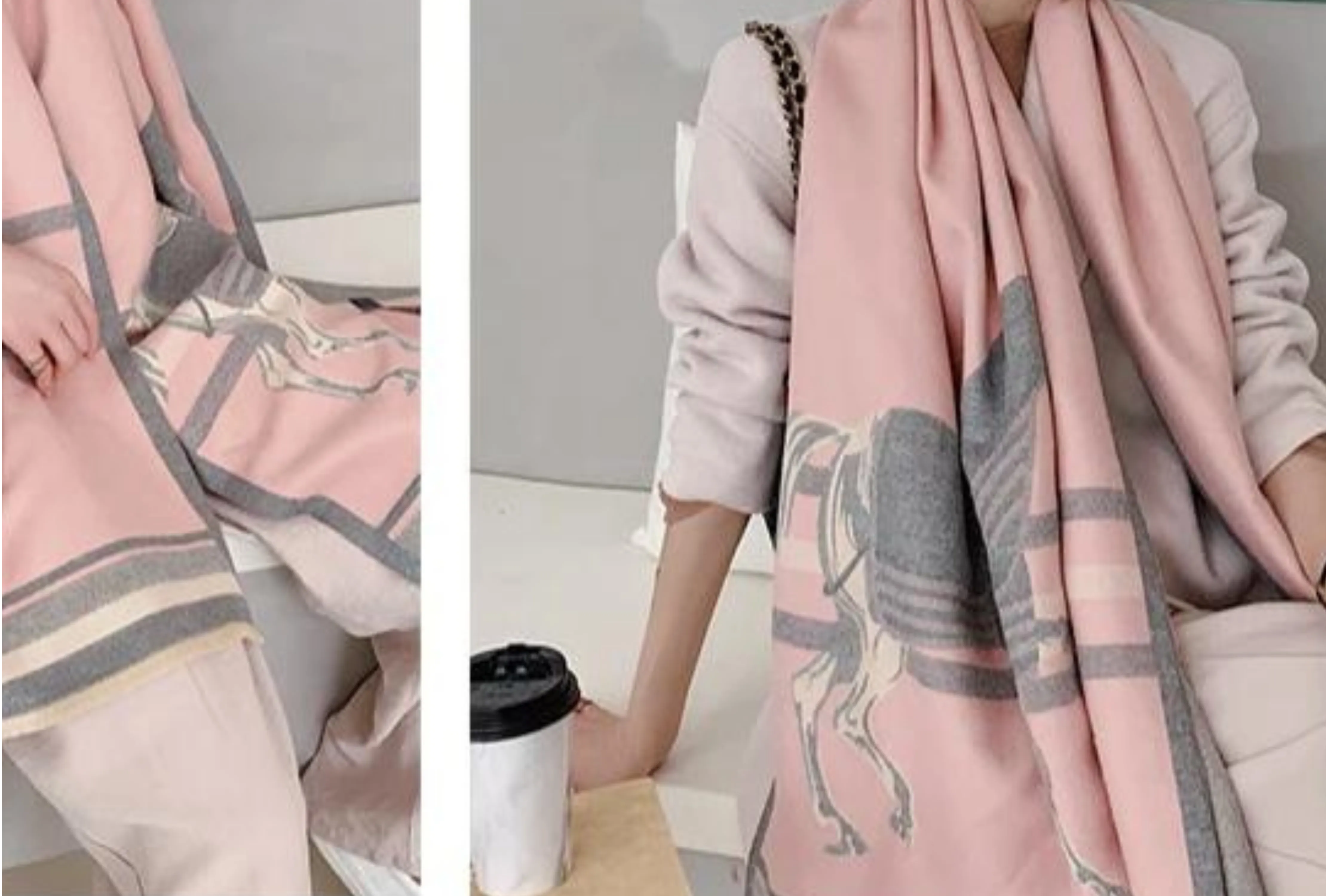 Horse Scarf - Two Horses