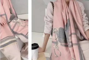 Horse Scarf - Two Horses