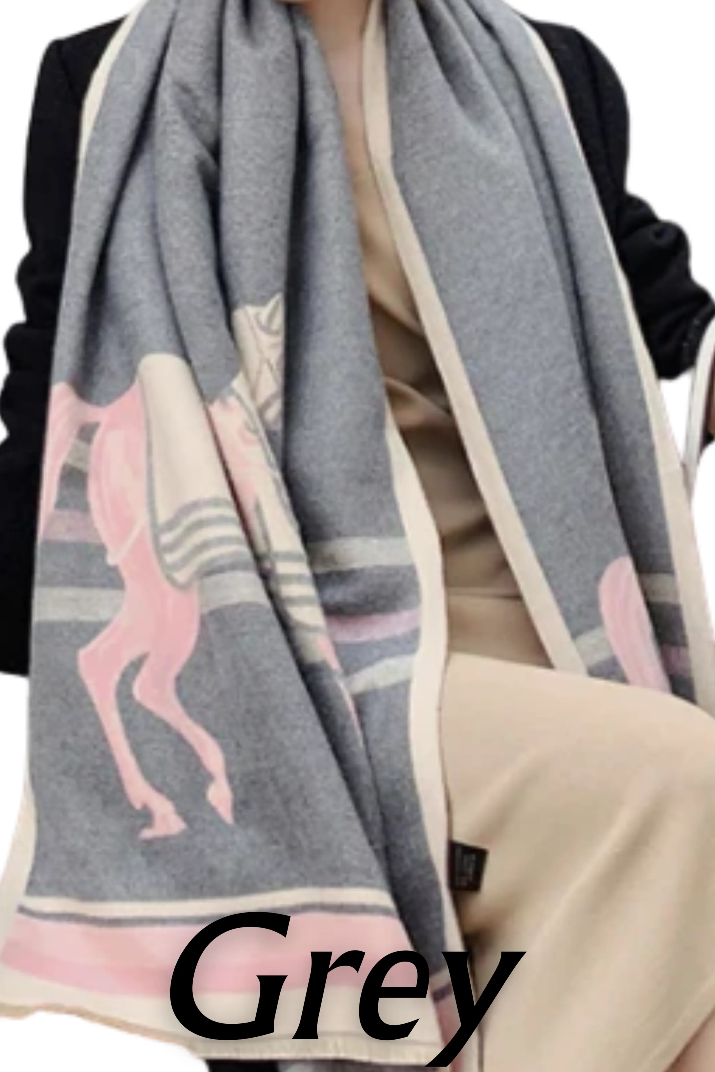 Horse Scarf - Two Horses