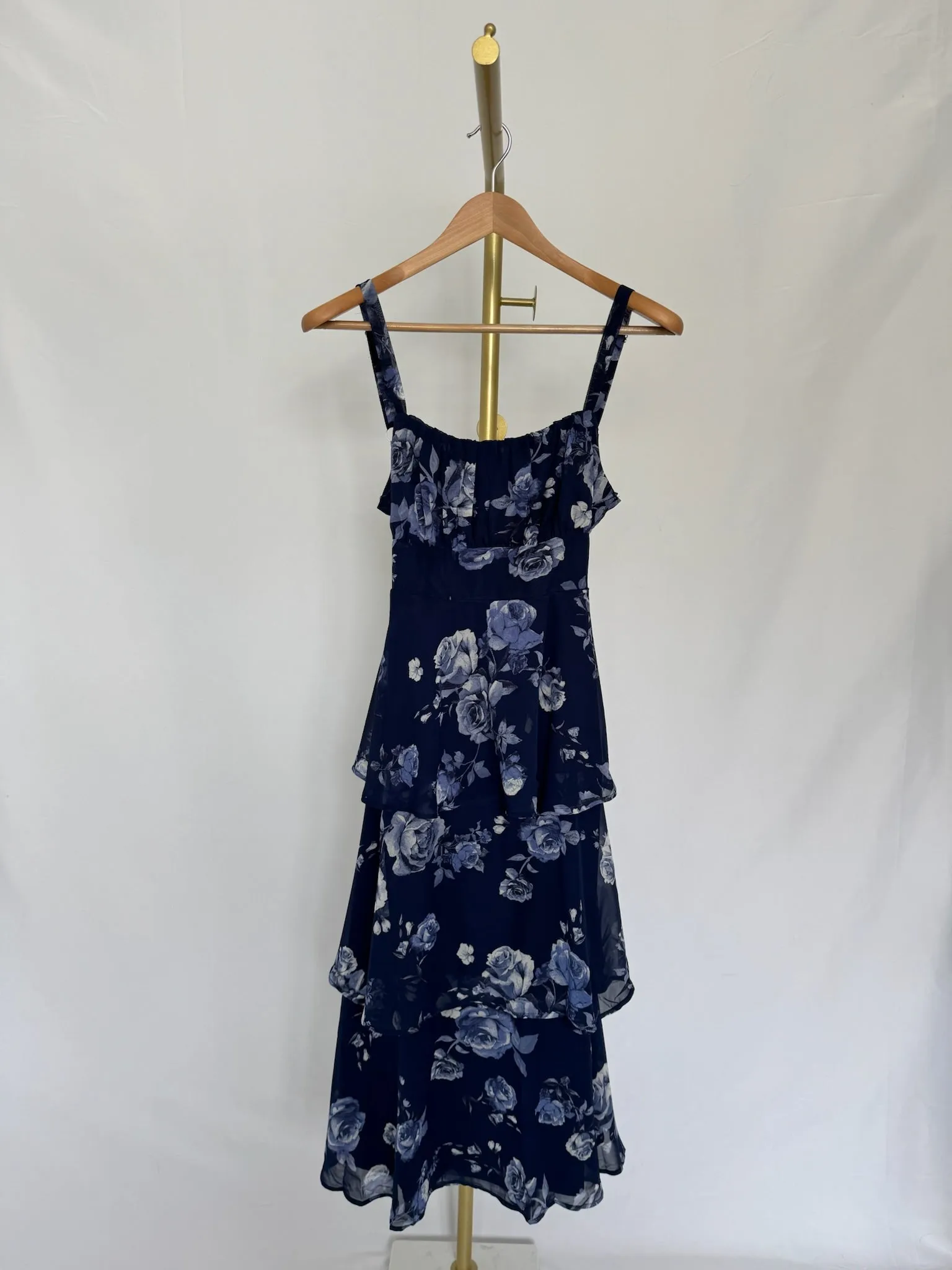 I'M READY Floral Midi Dress