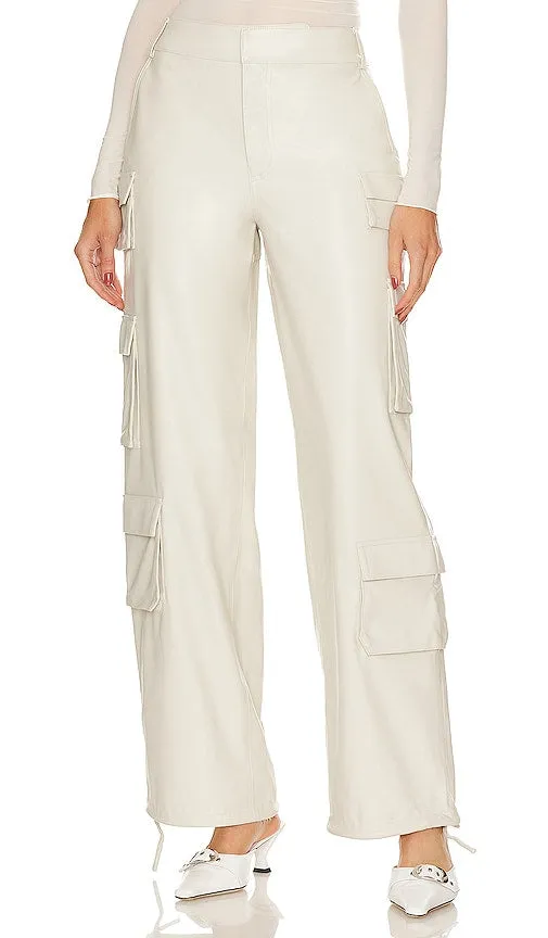 LAMARQUE Bobbi Cargo Pants in Ivory
