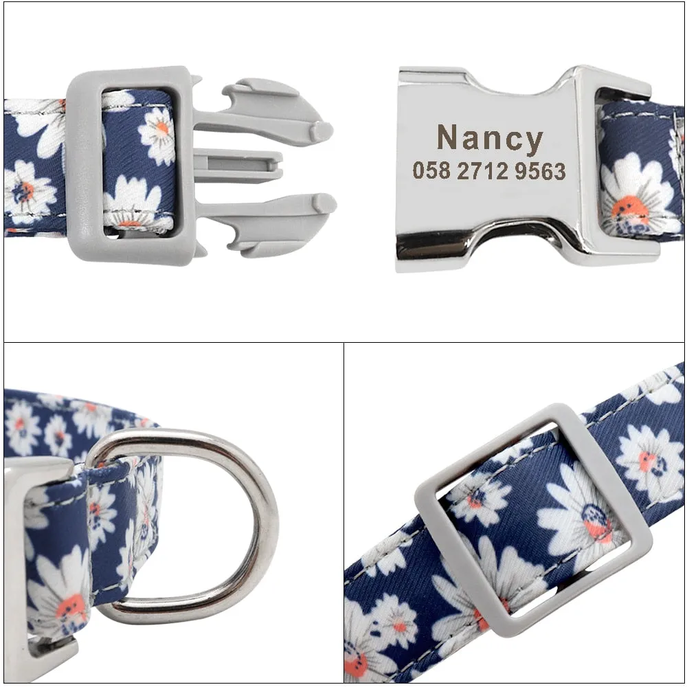 Leo Colourful Personalised Dog Collar