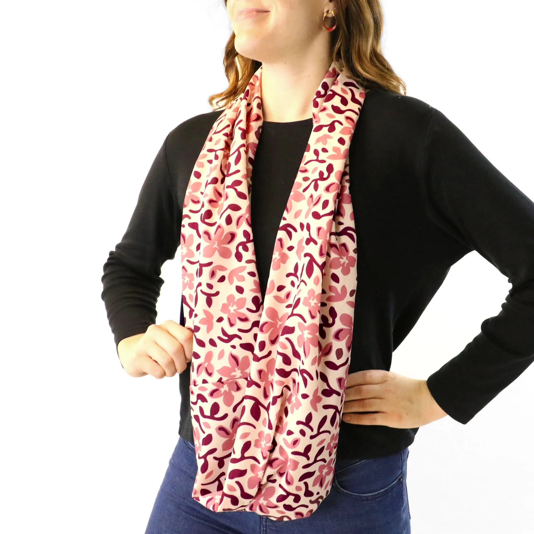 Luke Floral Infinity Scarf