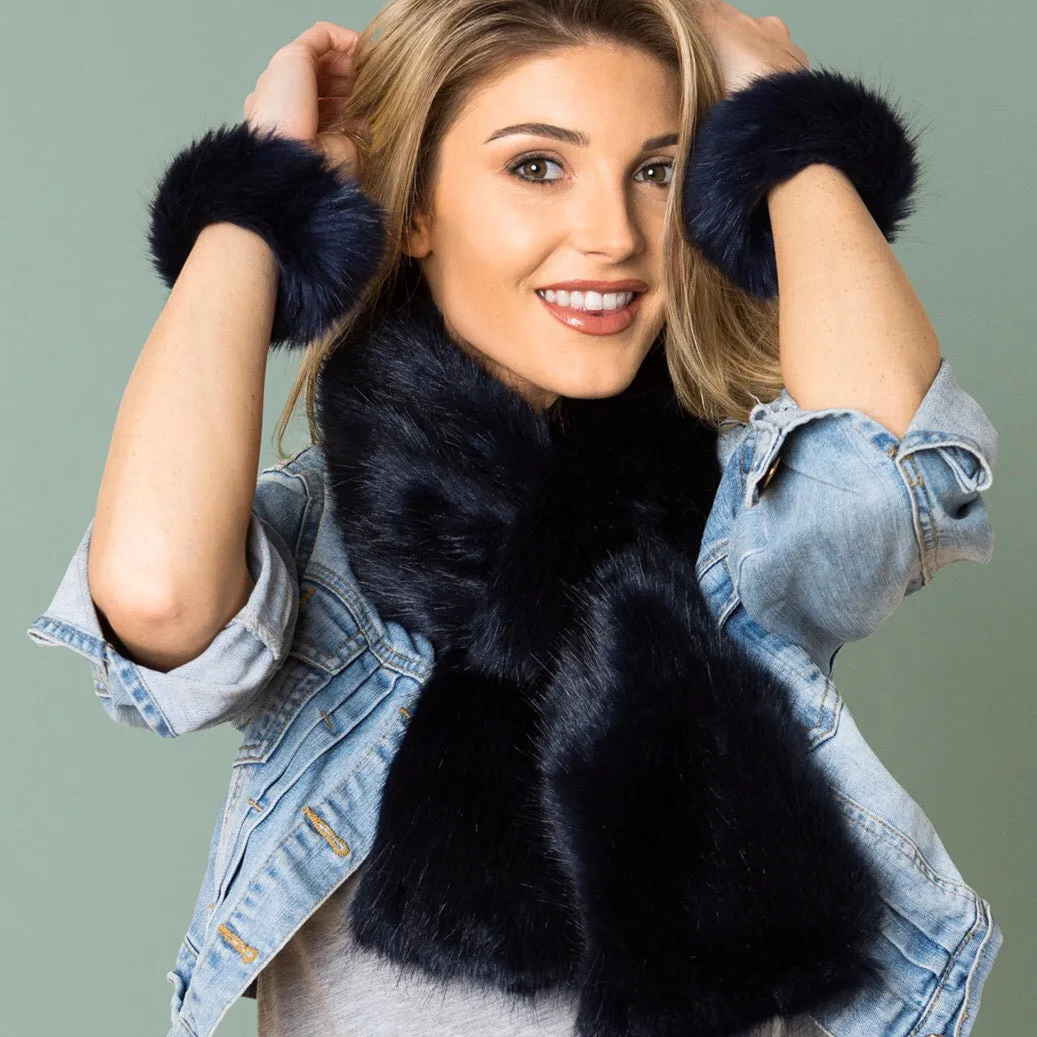 Luxury Designer Faux Fur Collar