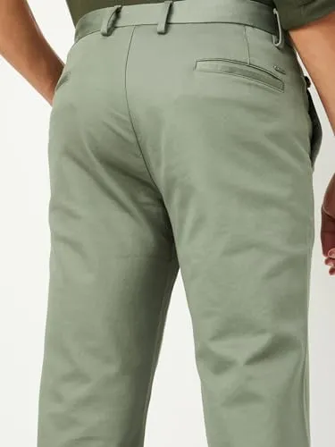Max Men's Slim Casual Pants (SCCSCFE23911KNKHAKI_Khaki