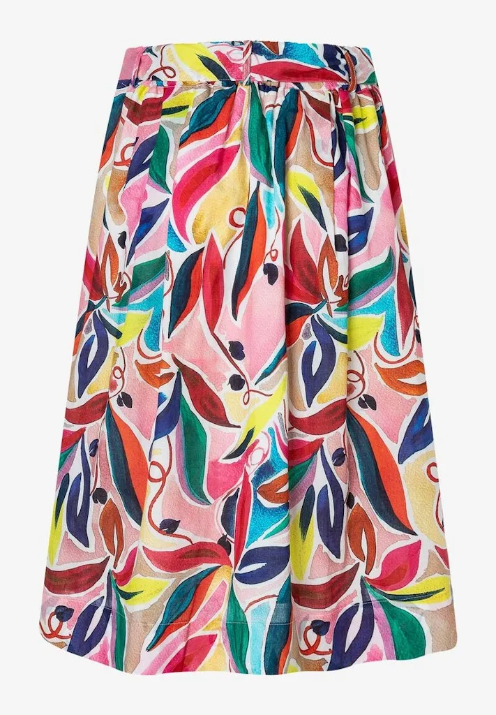 More & More / Damen-Rock / Printed CO-Voile Midi Skirt