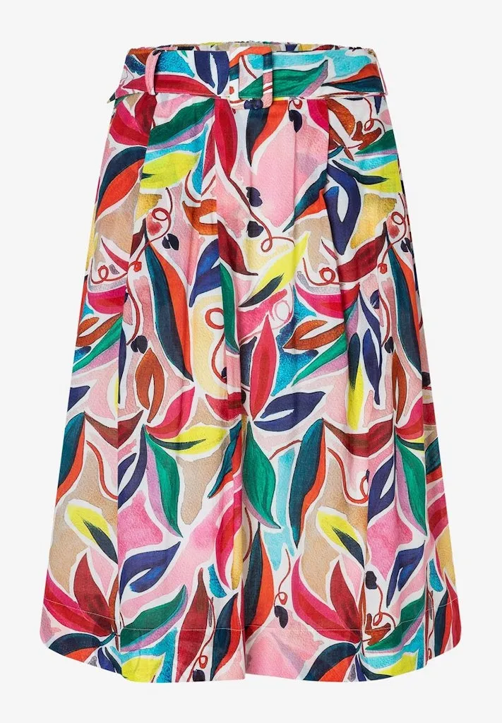 More & More / Damen-Rock / Printed CO-Voile Midi Skirt
