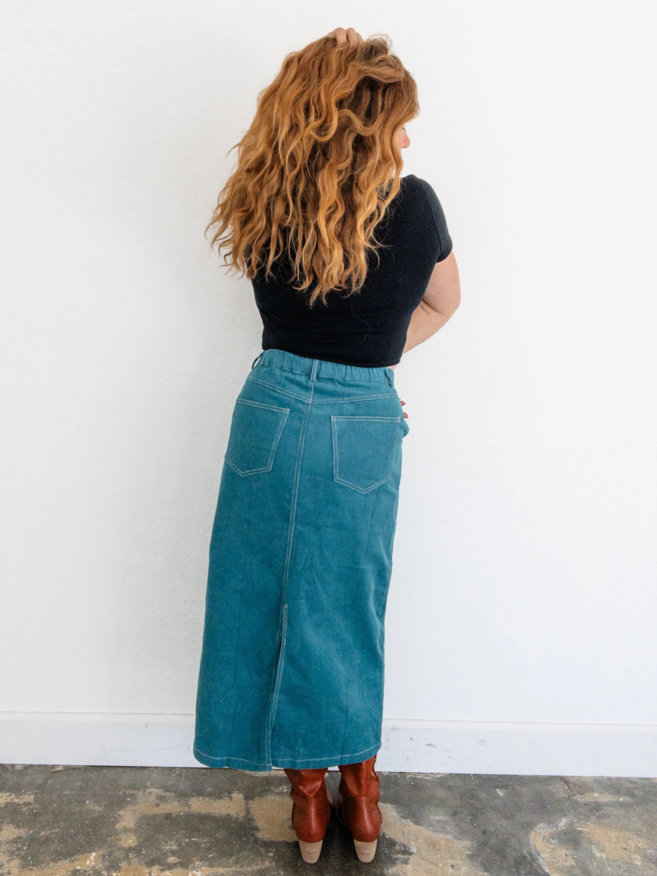 Ocean Drift Corduroy Skirt