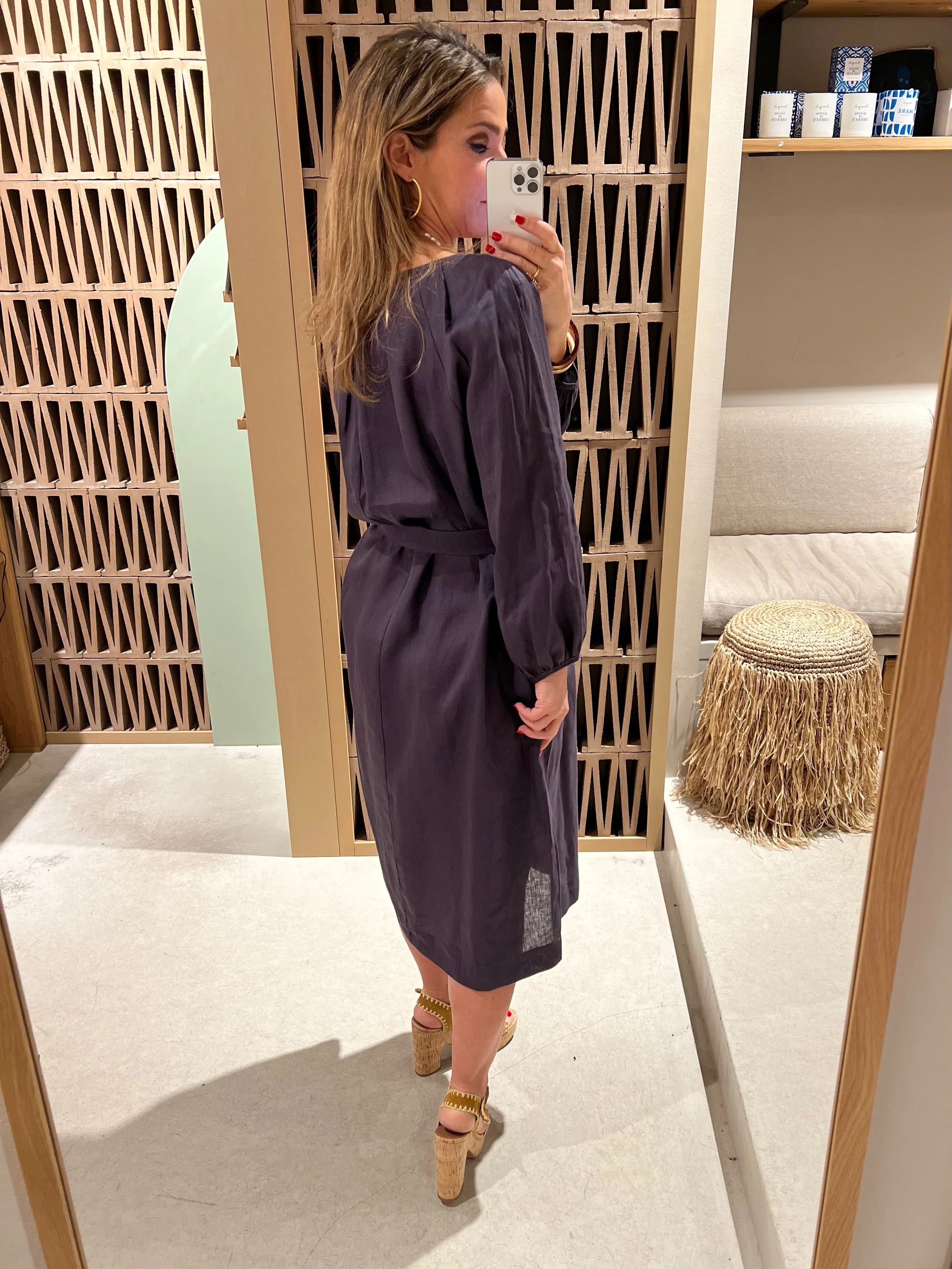 OVERSIZED LINEN DRESS "ELINA"