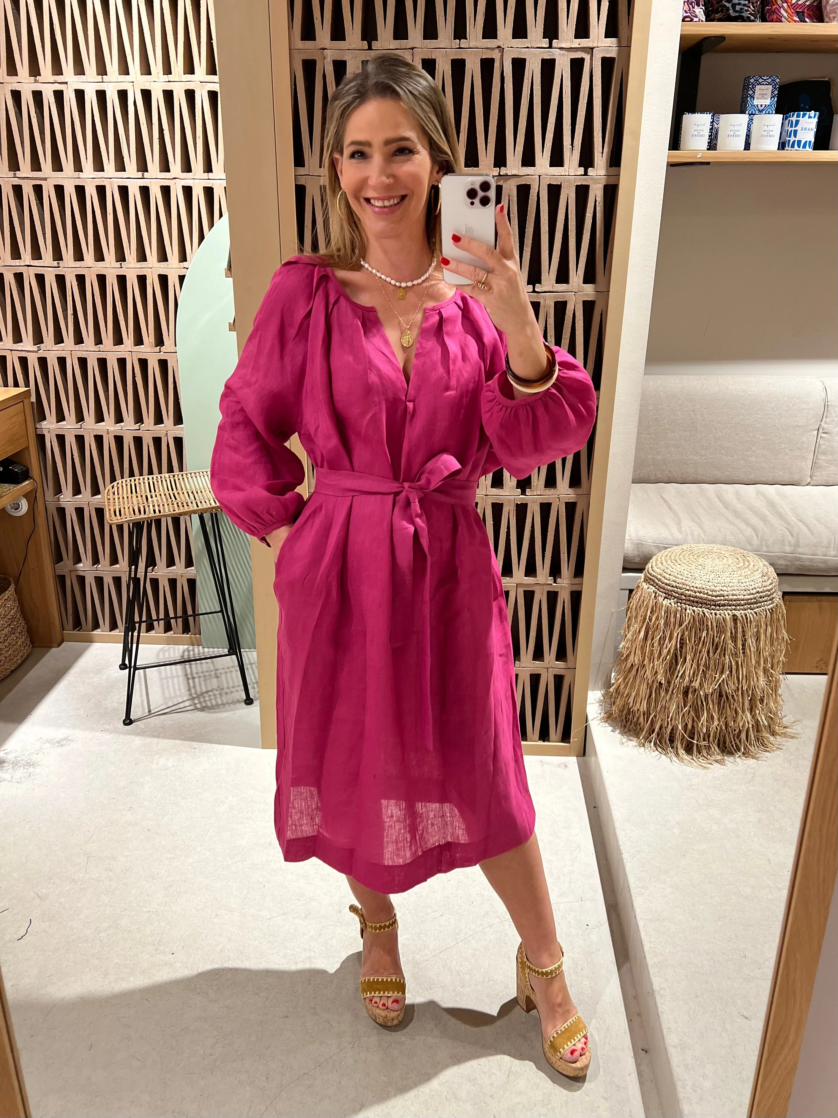 OVERSIZED LINEN DRESS "ELINA"