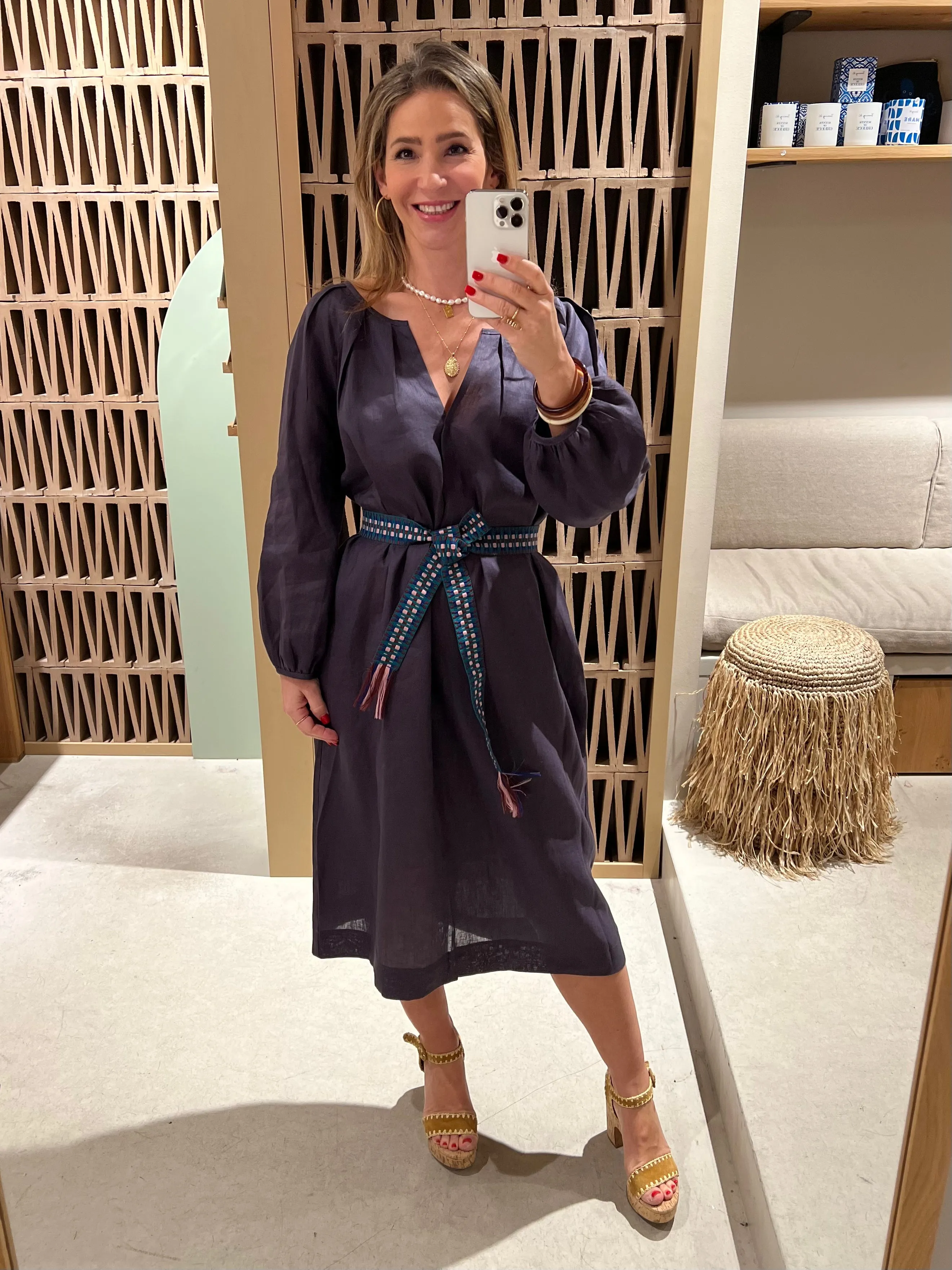 OVERSIZED LINEN DRESS "ELINA"
