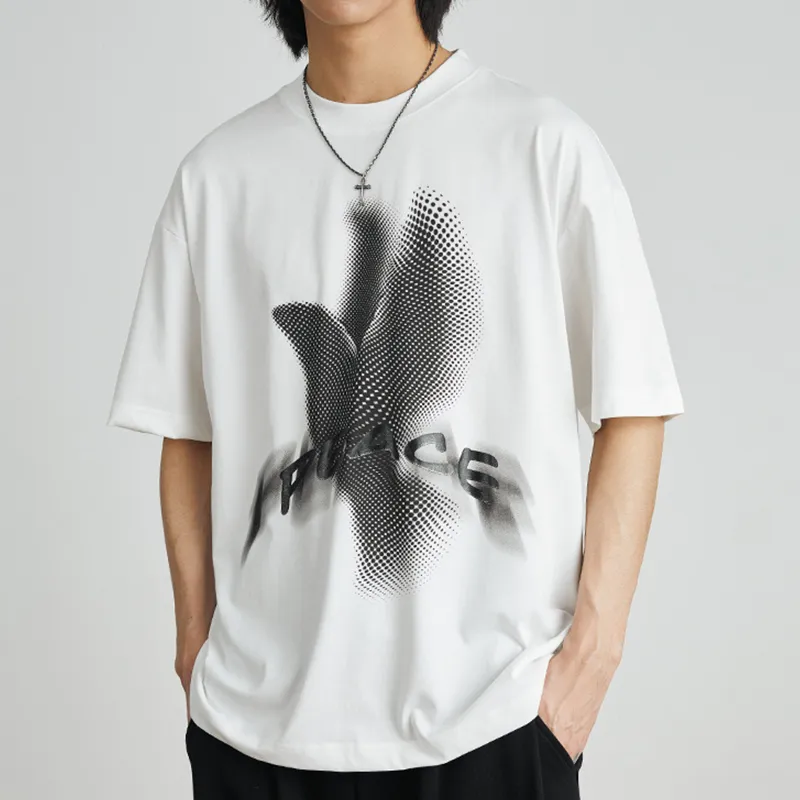 PEACE DOVE WITH EMBOSSED PHANTOM SHIRTS